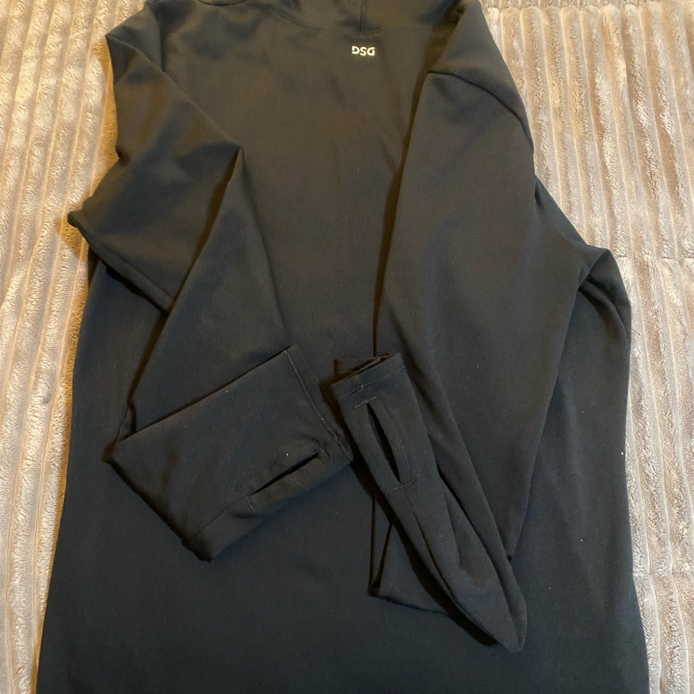 Turtleneck Black Women’s Size Large Warm Cozy Compression Athletic